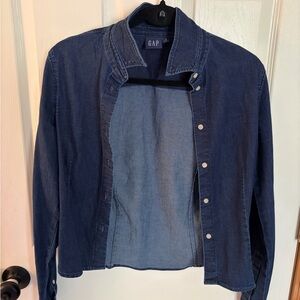 GAP Women's Dark Blue Jean Jacket